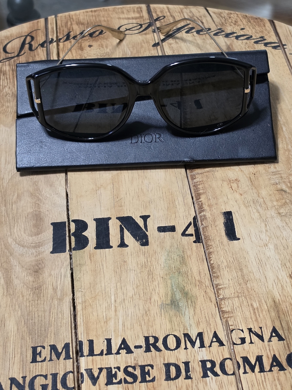 Dior Women’s Black Sunglasses - Classic Oval Frame